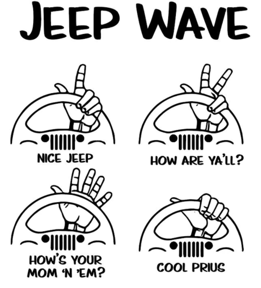 Jeep wave rules Jeep wave logo